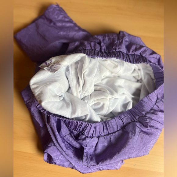 Vintage Track Pant GOOLA GONG Purple Jogger 80s 90s Size Medium - Picture 6 of 14